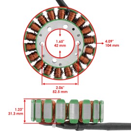 Celox Stator & Gasket for Yamaha Mountain Lite PZ50M/Phazer Gt PZ50Gt 2007 2008-2013