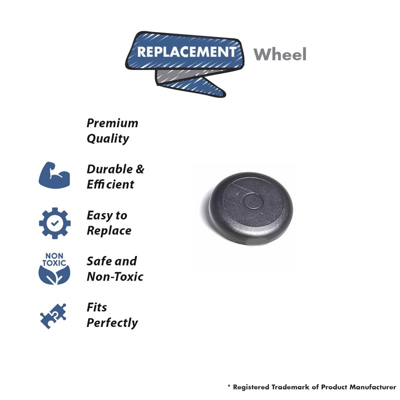 Replacement Part For Eureka Mighty Mite Vacuum Rear Wheels (2Pack)