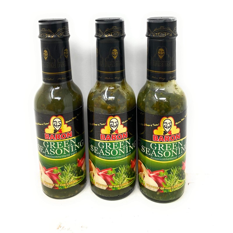 Baron Caribbean Green Seasoning (3 Pack, Total of 16.5oz)