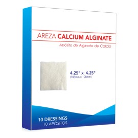 Apósito Alginato De Calcio Areza 10x10 10 Piezas