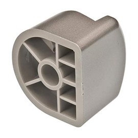 Bosch 00615352 Genuine OEM Door Handle End Cap (Silver) for Bosch Dishwashers