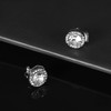 Sanfenly Elegant Clip on Earrings for Women Crystal Teardrop Wedding
