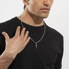 Rajputana Cross Necklace for Men,Mens Cross Chain Silver Cross Necklace