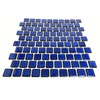 Tenedos 1x1 Cobalt Blue Square (Exact Size 1-1/8 in.) Brick