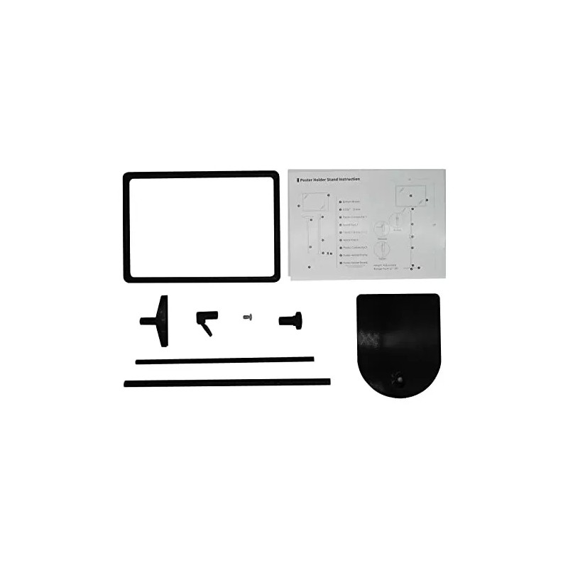 ONCEMORE Soporte De Carteles Ajustable 8.5x11, 2 Unidades