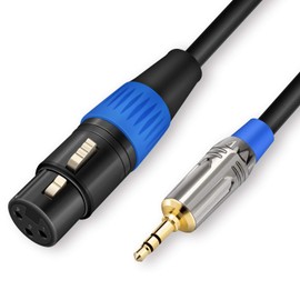 JOLGOO 2 Pack XLR Female to Dual XLR Male Y Splitter Microphone Cable Female to 2 Male XLR Y Cable 0.5M