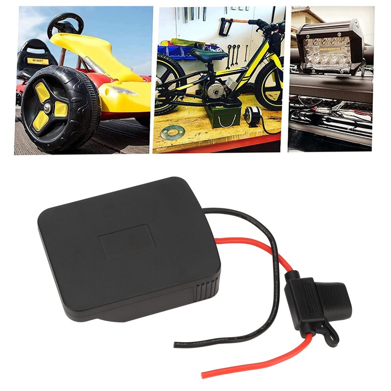 18V Lithium Battery Adapter Integrated ABS Battery Adapter Connector with