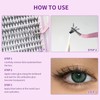 TENGNIUNIU Eyelash Extension Kit - Natural Curl for Magnified Beauty