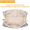 Large Makeup Bag Zipper Pouch Travel Cosmetic Organizer for Women