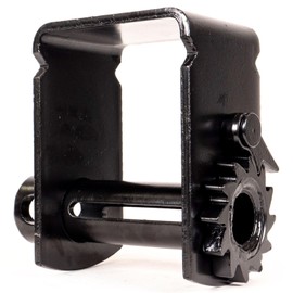 US Cargo Control Sliding Winch for Flatbed Trailer, 4 Inch Cargo Tie Down Stores Up to 50 Feet of Webbing, Tie-Down Winch Fits C-Track, 5,500 LBS Working Load Limit