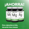 Vitamínica Mg Magnesium (180 Capsules) - Natural Mineral for 90