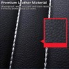 4 Pieces Car Seat Covers, Universal Breathable Leather Seat Protector