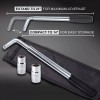 Cartman Telescoping Lug Wrench CR-V Sockets 17/19, 21/22mm