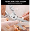 Heavy Duty Kitchen Scissors, Professional Poultry Shears for Chicken Bone