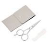 Bluezoo Beard Mustache Scissors Combs Professional Men Hair Grooming Kit