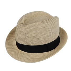LYING Straw Hat, Children's Hat, Straw Hat, Kids, Boys, Girls, Summer, Cool, Sun Hat, Kids, Gentleman Hat, Fashionable, Medium Folding Hat, UV Protection, Sunscreen, Beach Hat, Toddler, Bowler Hat,