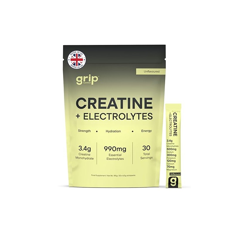 Creatine and Electrolytes Powder | Creatine Monohydrate with Electrolytes for
