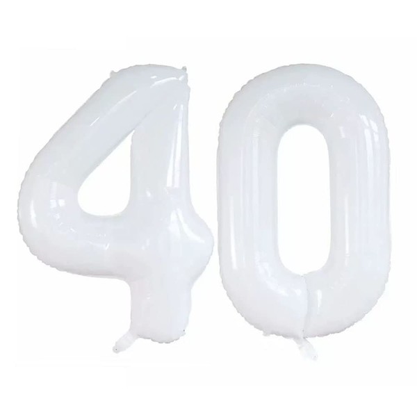 GOER Number 40 Balloons for 40th Birthday Party Decorations,42 Inch