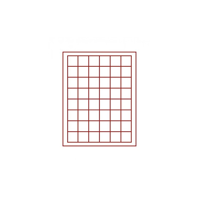 Lindner 2149 Coin Box-Gray / red insert