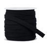 BENECREAT 27 Yards Black Flat Replacement Cotton Cords, Soft Drawstring