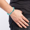 Liitata 3 Pcs Turquoise Bracelet Nature Stone Bracelets Elastic Rope