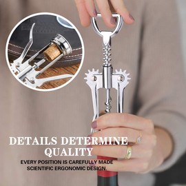 DBM Manual wine opener, specifically a Wing Corkscrew wine opener, made of superior Material.