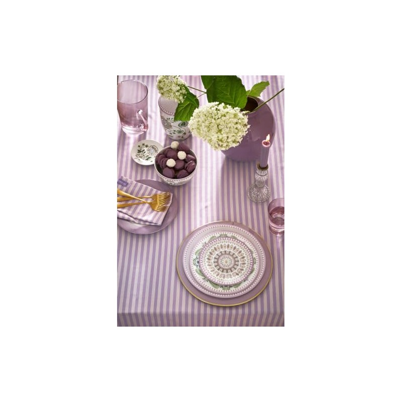 Pip Studio Lily&Lotus Bread Plate Purple Colourful 17 cm