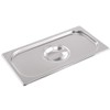 Vogue Stainless Steel Lid for 1/2 Gastronorm Tray, Silver, GN