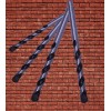 HF 3/16" Masonry Drill Bit Carbide Tip Black/White Drill Concrete