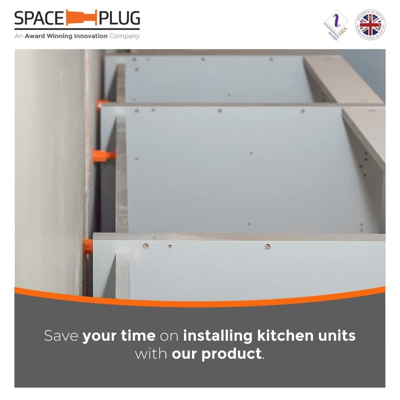 Space-Plug Adjustable Spacer Fixings (Regular size for 30-50mm gaps), 10