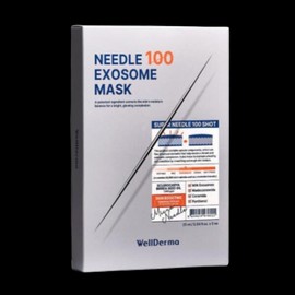 WellDerma Mask Pack Moisture Pore Needle 100 Exosome 5 Sheets / 웰더마 마스크팩 수분 모공 니들 100 엑소좀 5매