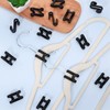 Kinmsito Pack of 100 Clothes Hangers, Space-Saving, Clothes Hanger Connectors