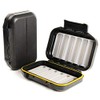 Fly FISHING FLY Box Waterproof Click Shut BLACK