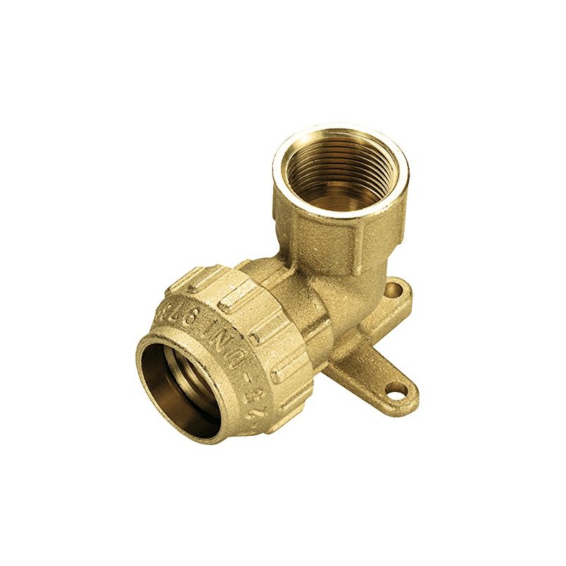 Cornat T617020 Irrigation Pipes Brass Wall Plate for PE HD