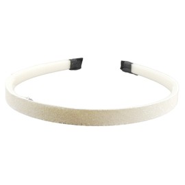 Glamour Girlz Girls White Glitter Alice Band 1cm