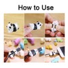 TopHomer 6 Pcs Universal Cute Animal Bites Cable Protector -