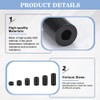 CODIRATO 360 PCS ABS Round Spacers Washers Assortment Kit, M3