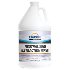 Empire Cleaning Solutions Neutralizing Extraction Rinse, Concentrated Neutralizing Agent for Extraction & Rinse in the Cleaning Process for Carpet & Upholstery, Emulsifier & Neutralizer, 1 Gallon