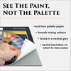 Jack Richeson Grey Matters Disposable Paper Palette 6” x 9”,