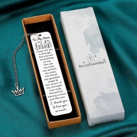 Gifts for Mom Birthday Gifts Mothers Day Gifts for Mom from Daughter Son I Love You Mom Bookmark Thank You Retirement Appreciation Gifts for Mommy from Teens Kids Stepmom Stocking Stuffers Valentines
