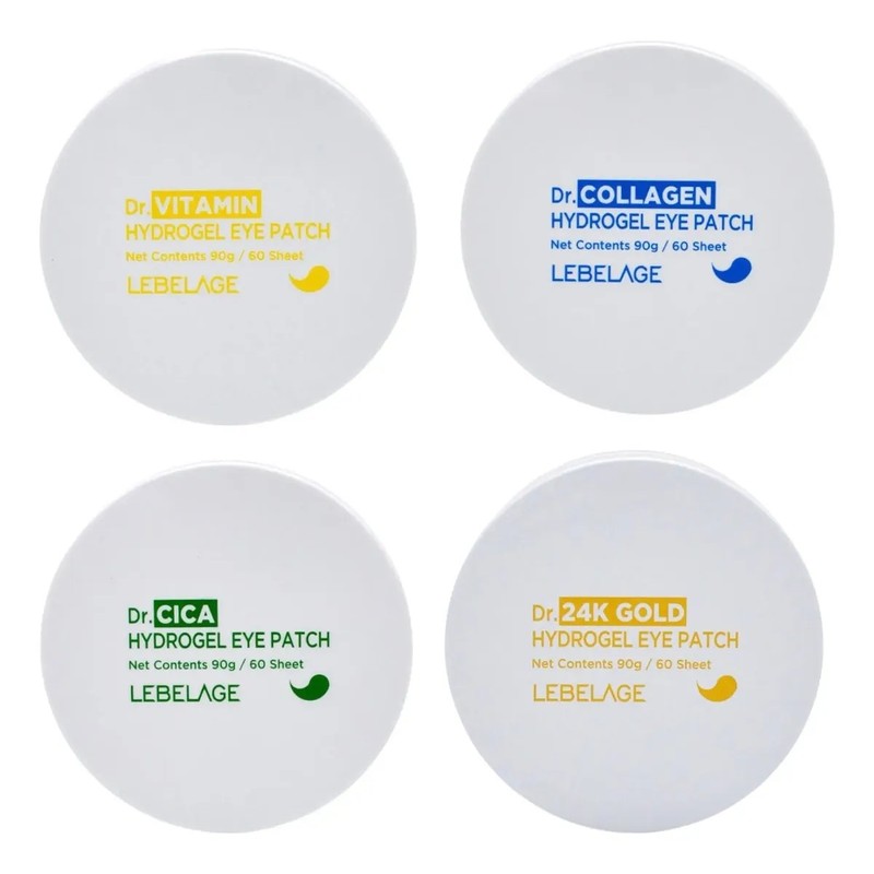 Bidameun Parches Coreano Hidrogel Para Ojos Colágeno Y Oro