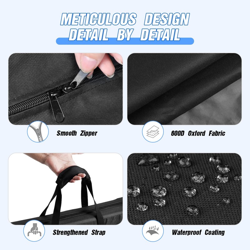 Rilime Solar Panel Storage Bag Compatible with Jackery Solars Panel