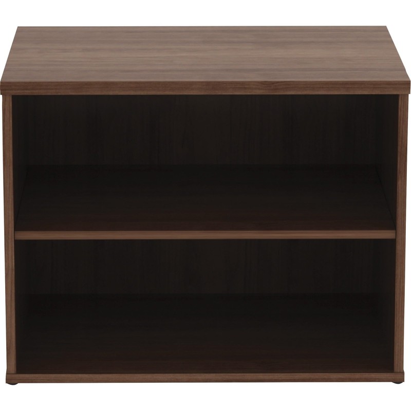 Lorell Walnut File Storage Cabinet Credenza