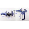 2-in-1 Dual-Purpose Combined Bench Vise or Table Vise, With end-point
