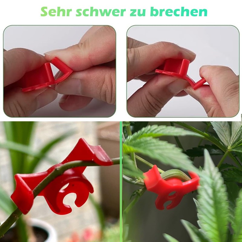 EUDUQ Pack of 120 plant benders, 90 degree plant training