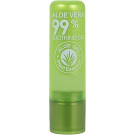 Bálsamo Labial Nutritivo Aloe Vera, Hidratante y Anti-chap, Voluminizador Verde Cambio de Color Adecuado para Labios Secos y Agrietados
