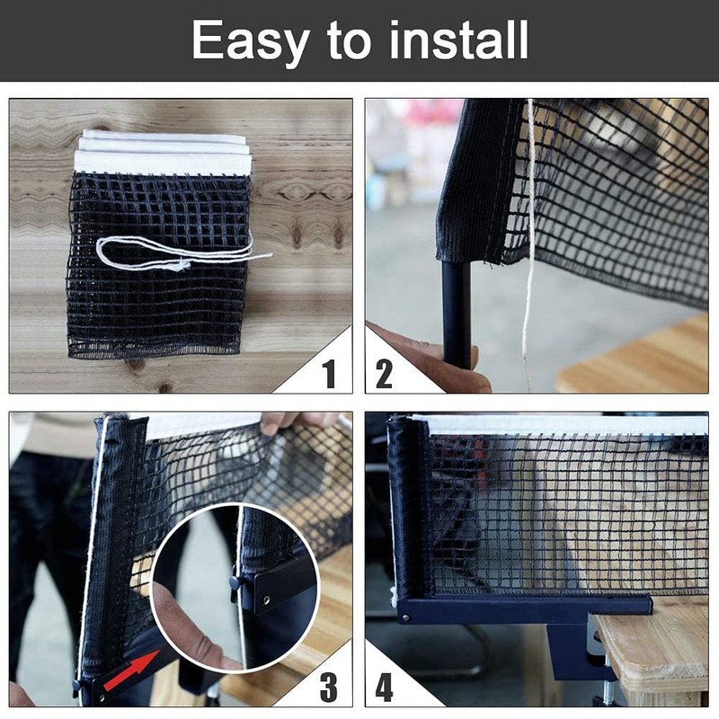 Pack of 2 Replacement Table Net, Portable Table Tennis Net,