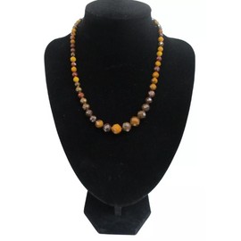 Jay King Sterling Silver Jasper Gradual Bead Necklace 18"