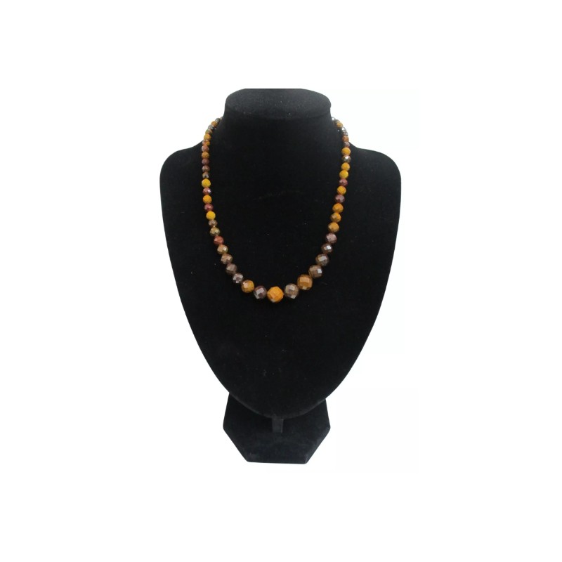 Jay King Sterling Silver Jasper Gradual Bead Necklace 18"