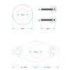 Easy Fit Close Coupling Kit for Close Coupled Toilets -